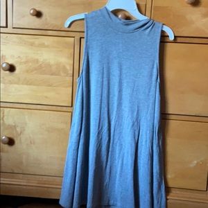 cute gray flow dress